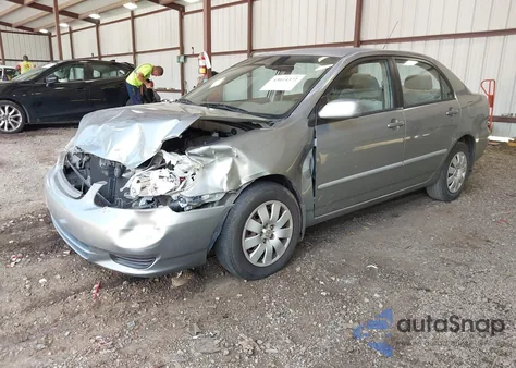 2004 Toyota Corolla Le из США, поврежденный, VIN 2T1BR32E14C273291